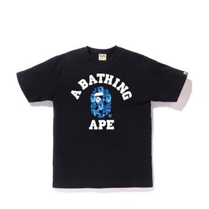 BAPE flame college T-shirt